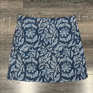Floral Blue Skirt